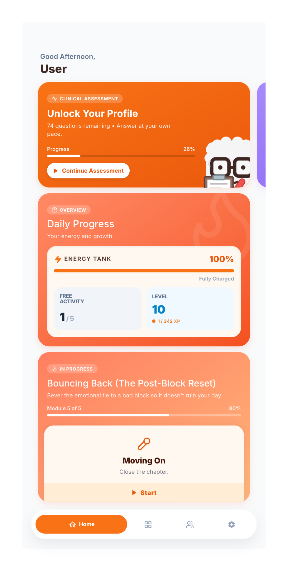 Speechworks dashboard preview